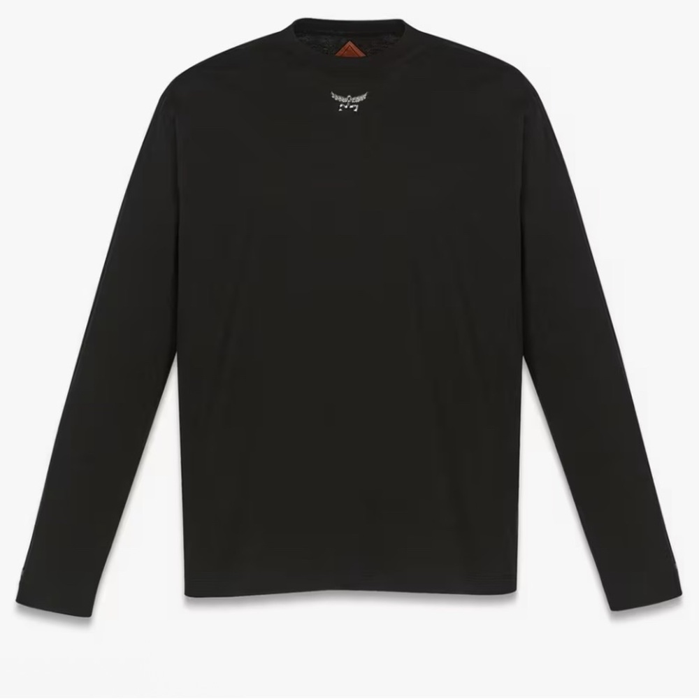 MCM Essential Laurel Logo Shirt In Organic Cotton
